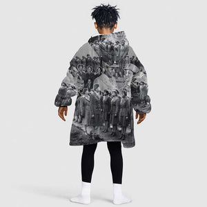 Six Triple Eight Kid Wearable Blanket Hoodie Women of the Womens Army Corps