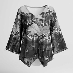 Six Triple Eight Kimono Sleeve Blouse Women of the Womens Army Corps