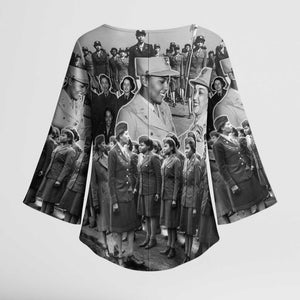 Six Triple Eight Kimono Sleeve Blouse Women of the Womens Army Corps