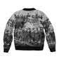 Six Triple Eight Sleeve Zip Bomber Jacket Women of the Womens Army Corps
