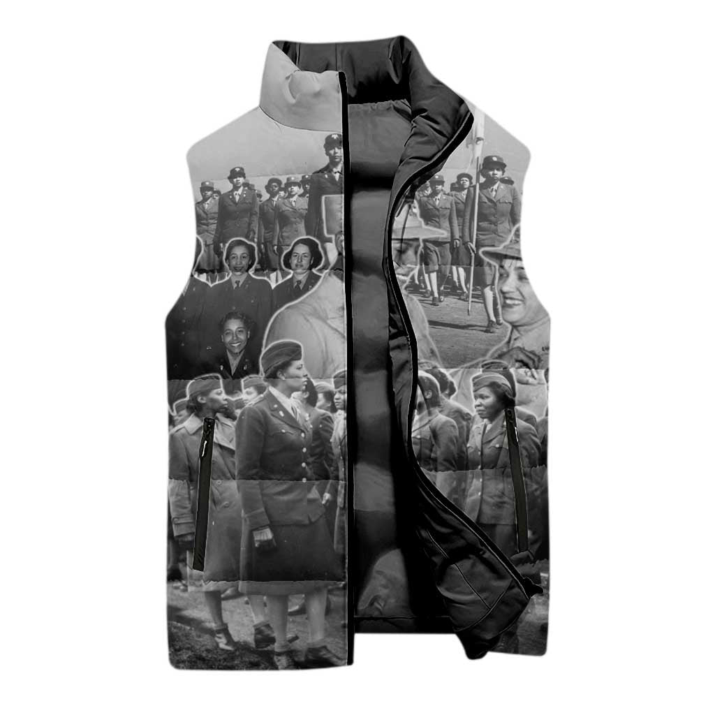 Six Triple Eight Sleeveless Puffer Jacket Women of the Womens Army Corps