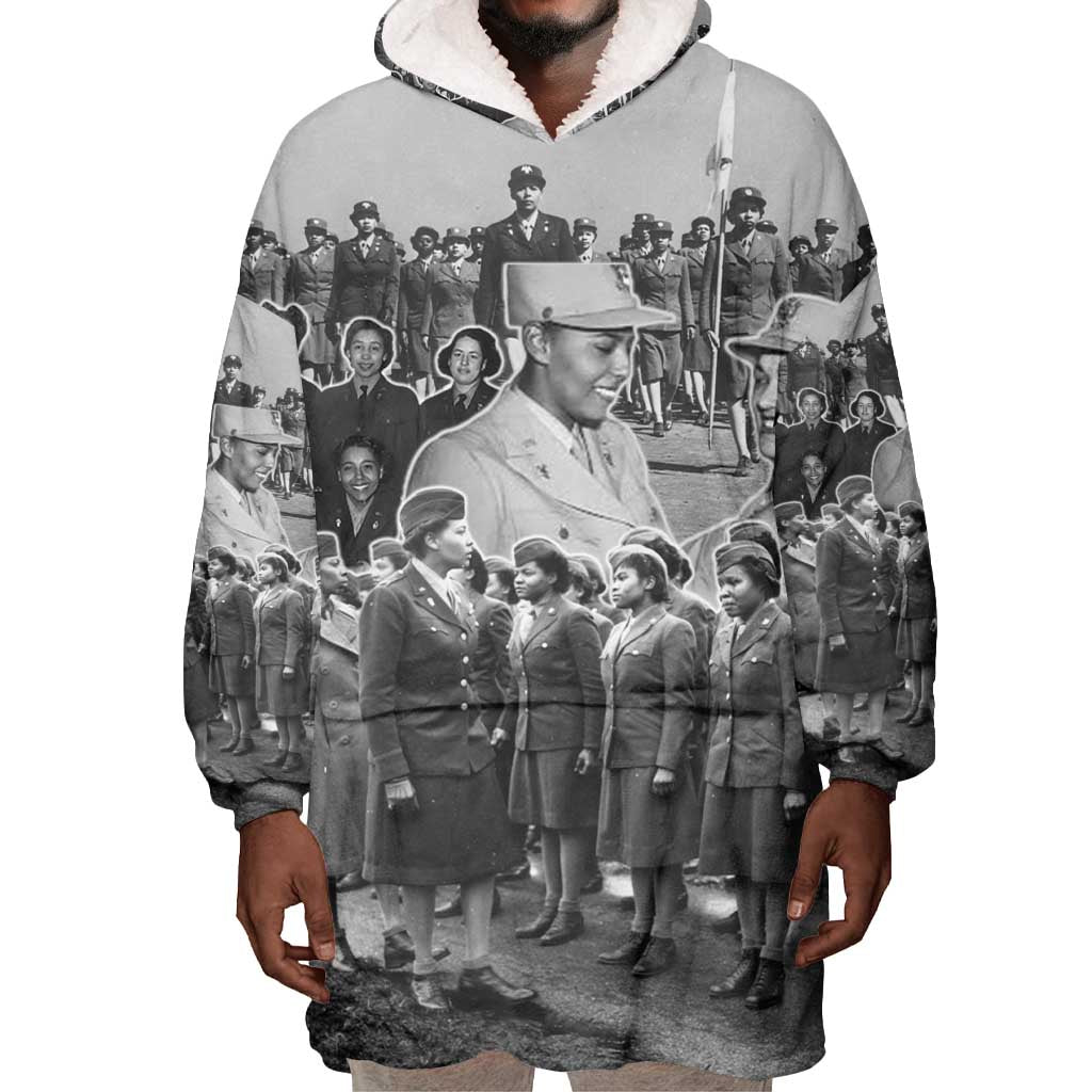 Six Triple Eight Wearable Blanket Hoodie Women of the Womens Army Corps