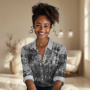 Six Triple Eight Women Casual Shirt Women of the Womens Army Corps