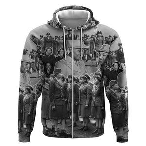 Six Triple Eight Zip Hoodie Women of the Womens Army Corps