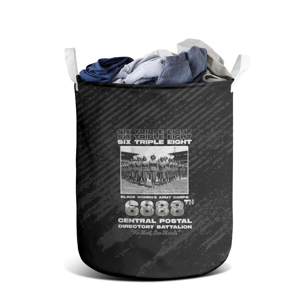 6888th Central Postal Directory Battalion Laundry Basket Six Triple Eight