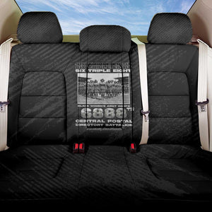 6888th Central Postal Directory Battalion Back Car Seat Cover Six Triple Eight