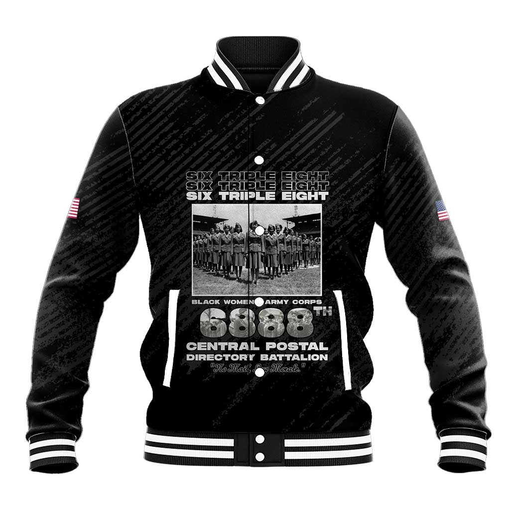 6888th Central Postal Directory Battalion Baseball Jacket Six Triple Eight