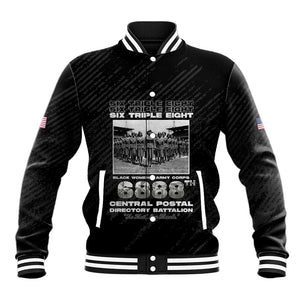 6888th Central Postal Directory Battalion Baseball Jacket Six Triple Eight