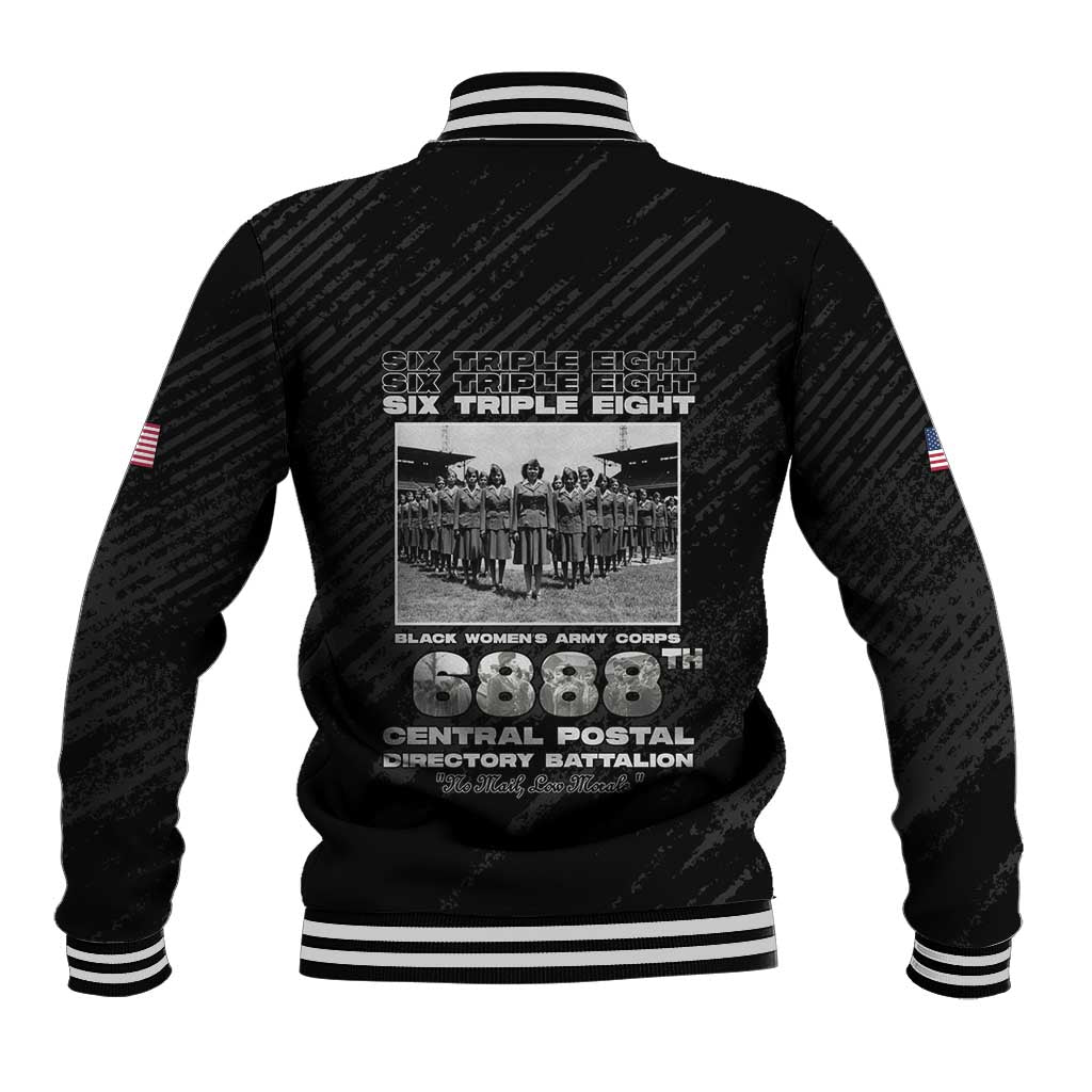 6888th Central Postal Directory Battalion Baseball Jacket Six Triple Eight