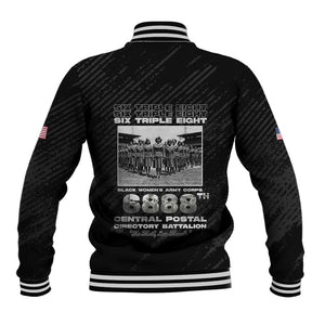 6888th Central Postal Directory Battalion Baseball Jacket Six Triple Eight