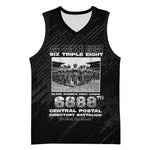 6888th Central Postal Directory Battalion Basketball Jersey Six Triple Eight