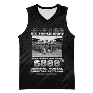 6888th Central Postal Directory Battalion Basketball Jersey Six Triple Eight