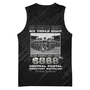 6888th Central Postal Directory Battalion Basketball Jersey Six Triple Eight