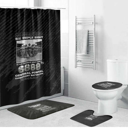6888th Central Postal Directory Battalion Bathroom Set Six Triple Eight