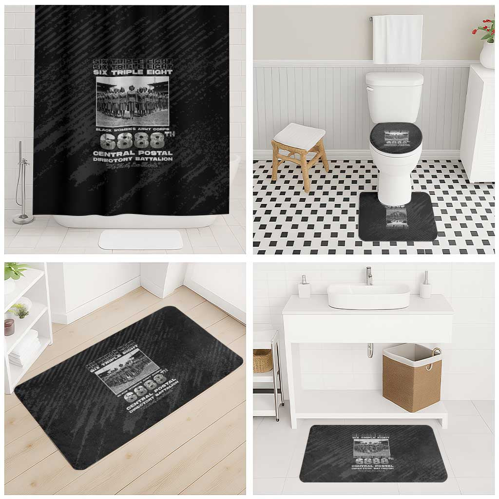 6888th Central Postal Directory Battalion Bathroom Set Six Triple Eight