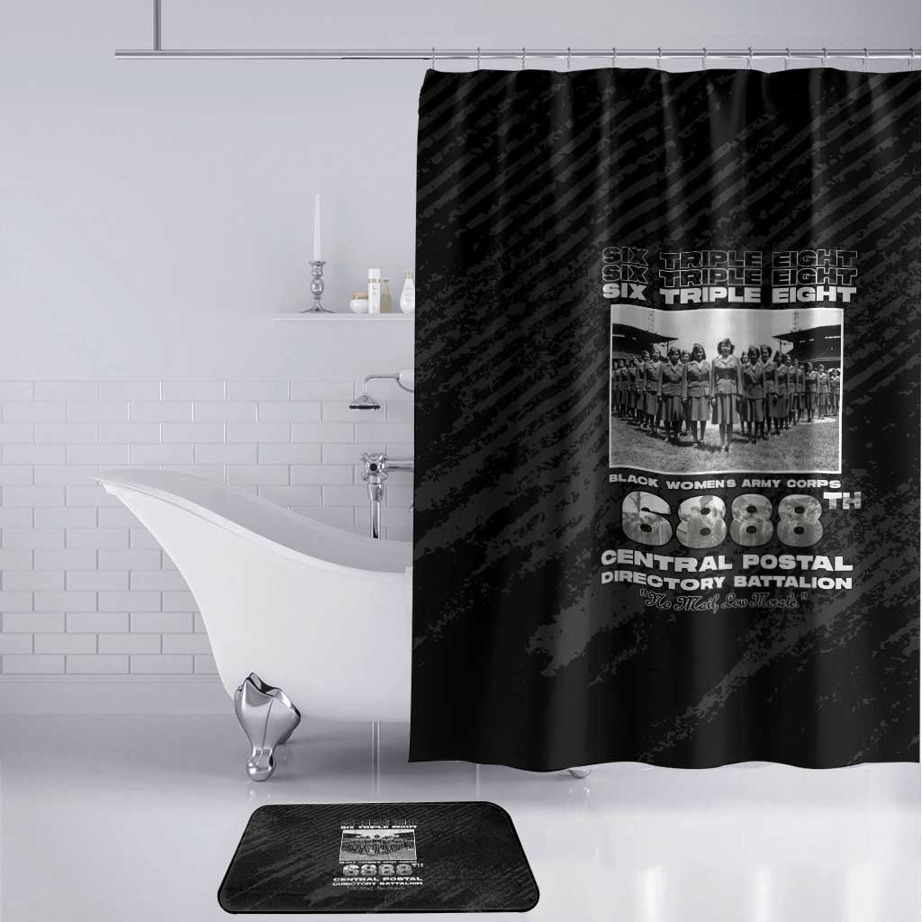 6888th Central Postal Directory Battalion Bathroom Set Six Triple Eight