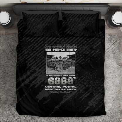 6888th Central Postal Directory Battalion Bedding Set Six Triple Eight