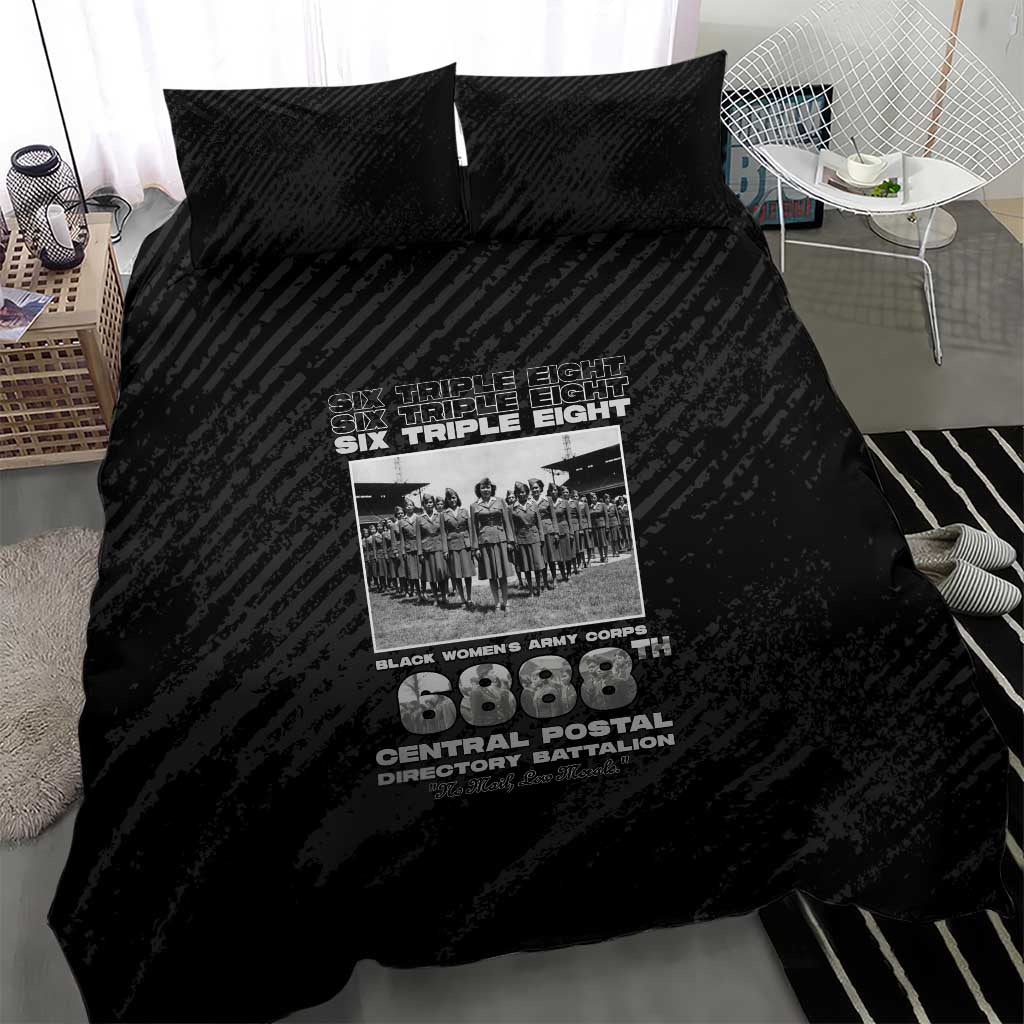 6888th Central Postal Directory Battalion Bedding Set Six Triple Eight
