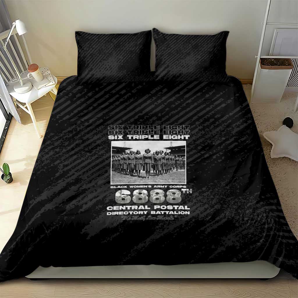 6888th Central Postal Directory Battalion Bedding Set Six Triple Eight