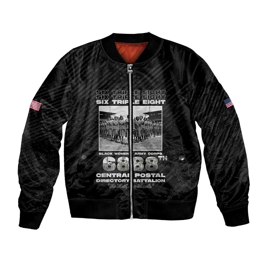 6888th Central Postal Directory Battalion Bomber Jacket Six Triple Eight