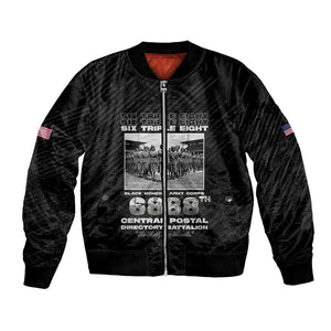 6888th Central Postal Directory Battalion Bomber Jacket Six Triple Eight