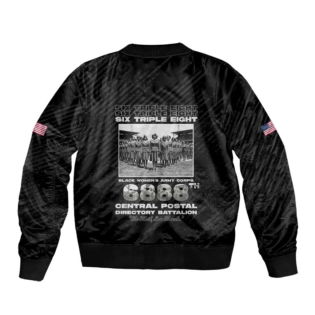 6888th Central Postal Directory Battalion Bomber Jacket Six Triple Eight