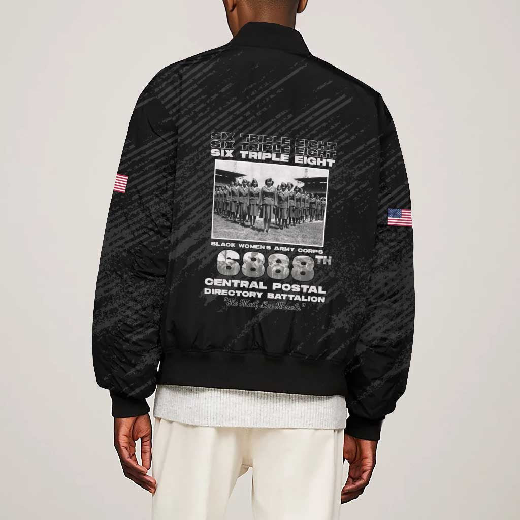 6888th Central Postal Directory Battalion Bomber Jacket Six Triple Eight