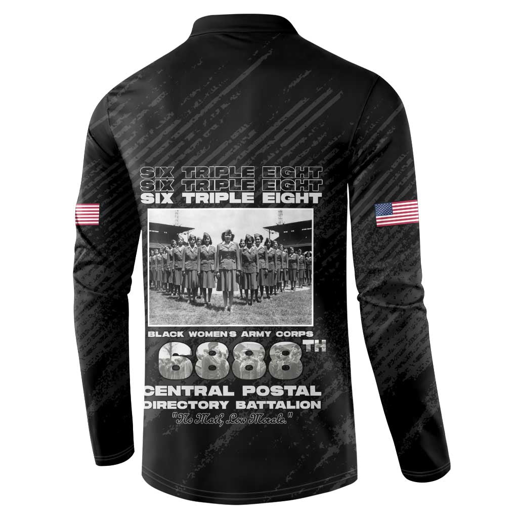 6888th Central Postal Directory Battalion Button Sweatshirt Six Triple Eight