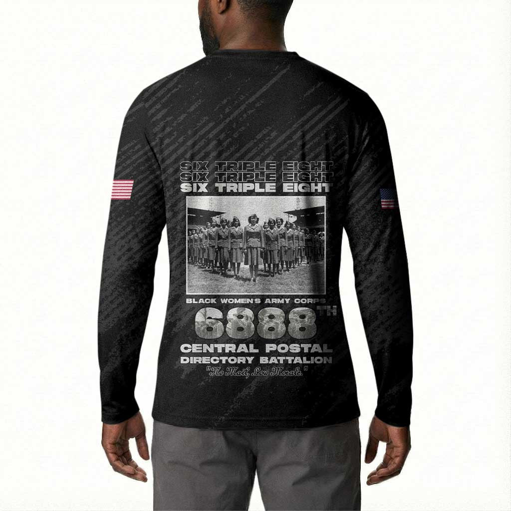 6888th Central Postal Directory Battalion Button Sweatshirt Six Triple Eight