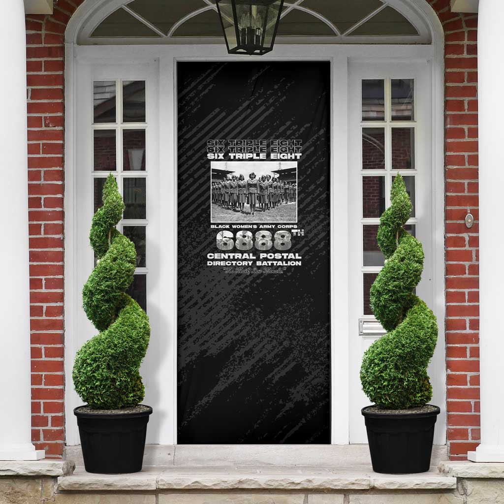 6888th Central Postal Directory Battalion Door Cover Six Triple Eight
