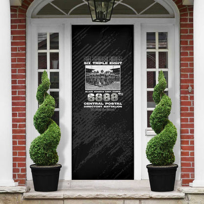 6888th Central Postal Directory Battalion Door Cover Six Triple Eight