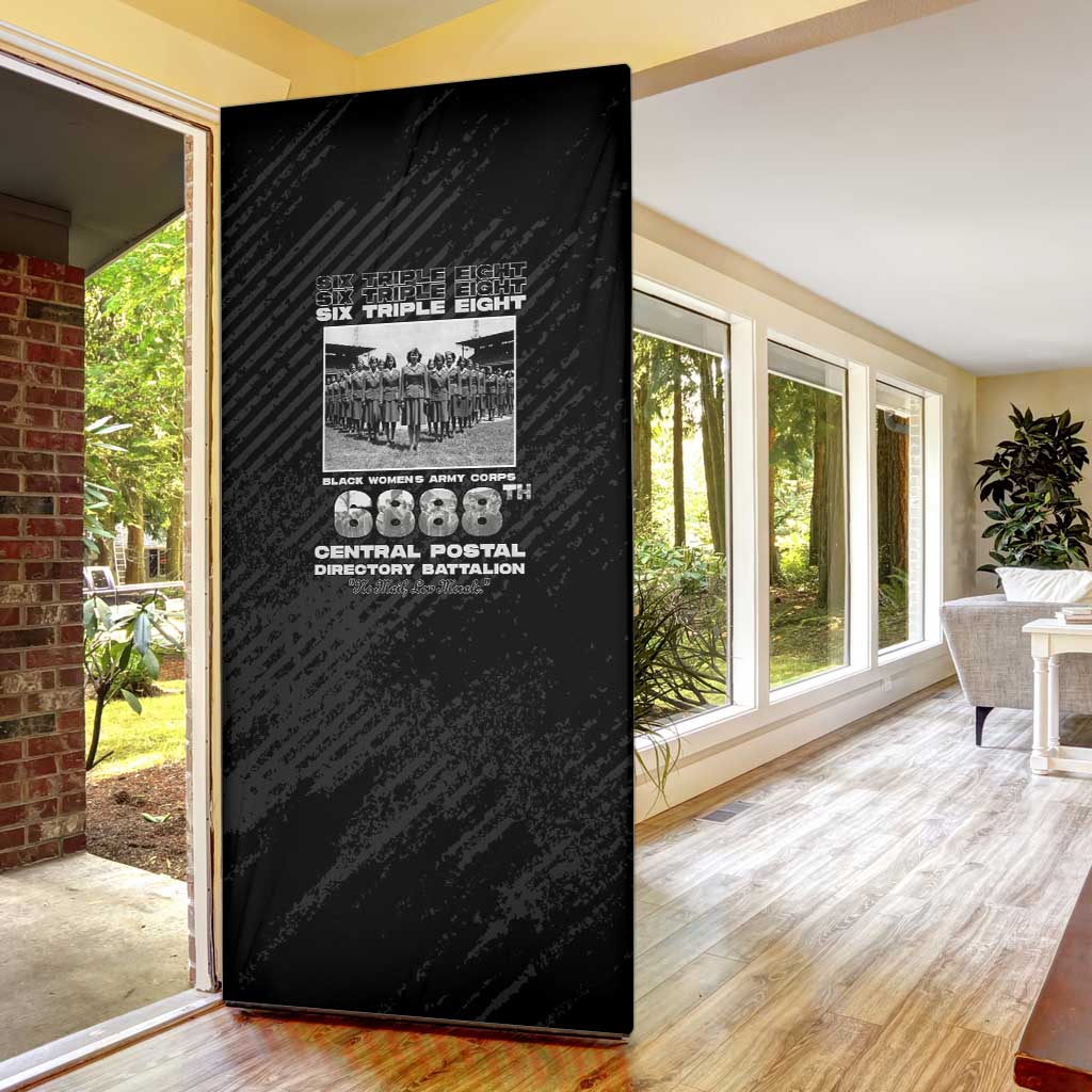 6888th Central Postal Directory Battalion Door Cover Six Triple Eight