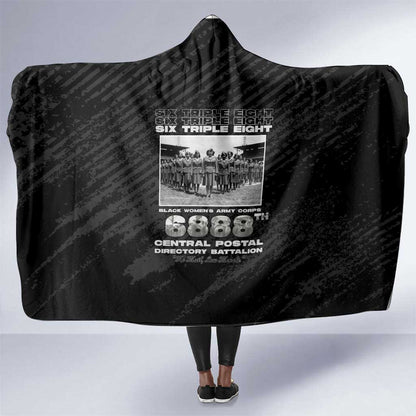 6888th Central Postal Directory Battalion Hooded Blanket Six Triple Eight