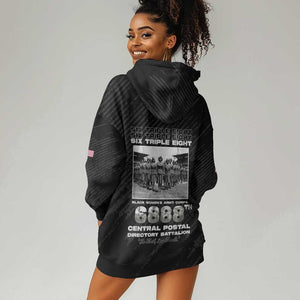 6888th Central Postal Directory Battalion Hoodie Dress Six Triple Eight