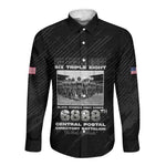 6888th Central Postal Directory Battalion Long Sleeve Button Shirt Six Triple Eight