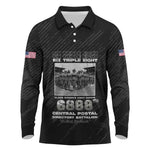 6888th Central Postal Directory Battalion Long Sleeve Polo Shirt Six Triple Eight