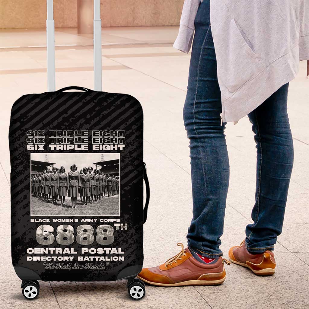 6888th Central Postal Directory Battalion Luggage Cover Six Triple Eight