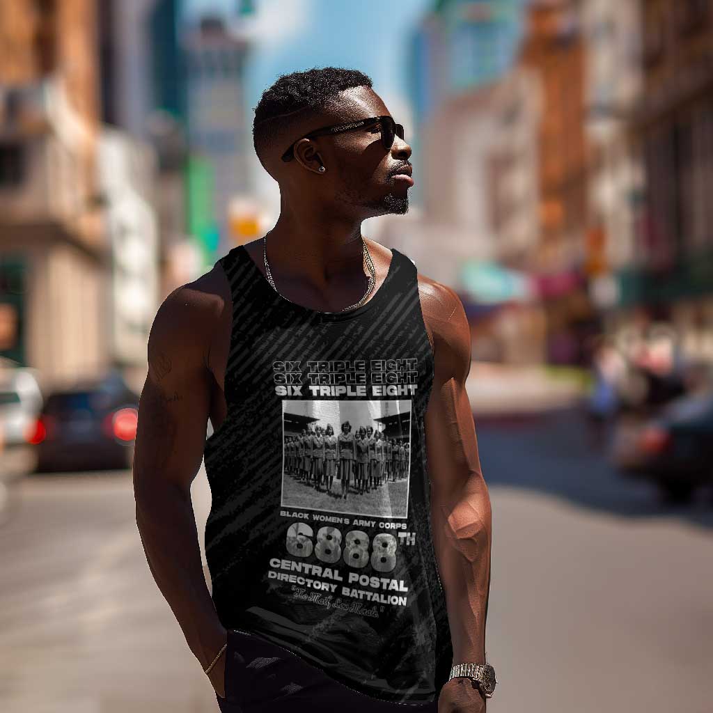 6888th Central Postal Directory Battalion Men Tank Top Six Triple Eight