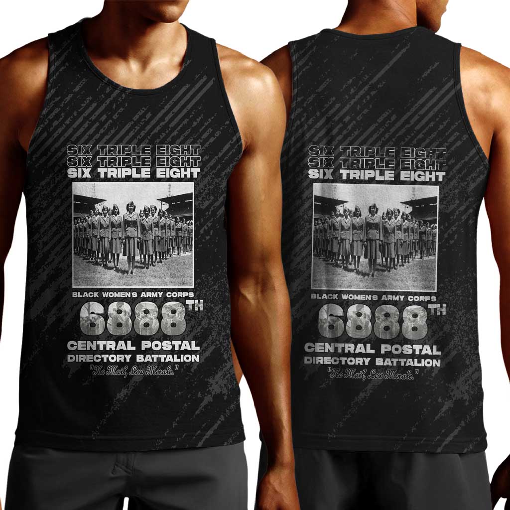 6888th Central Postal Directory Battalion Men Tank Top Six Triple Eight