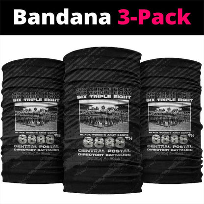 6888th Central Postal Directory Battalion Neck Gaiter Six Triple Eight