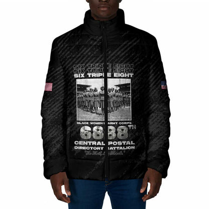 6888th Central Postal Directory Battalion Padded Jacket Six Triple Eight