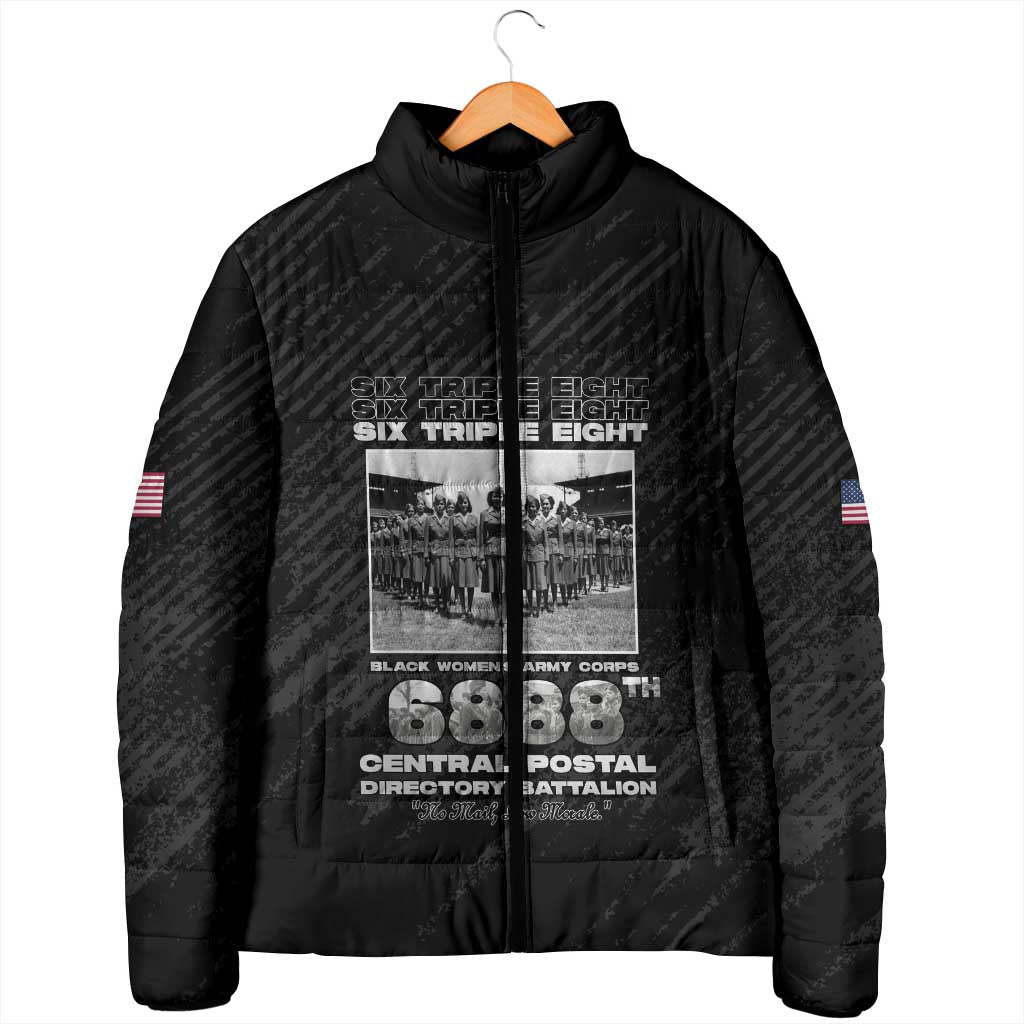 6888th Central Postal Directory Battalion Padded Jacket Six Triple Eight