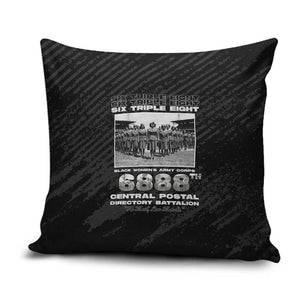 6888th Central Postal Directory Battalion Pillow Cover Six Triple Eight