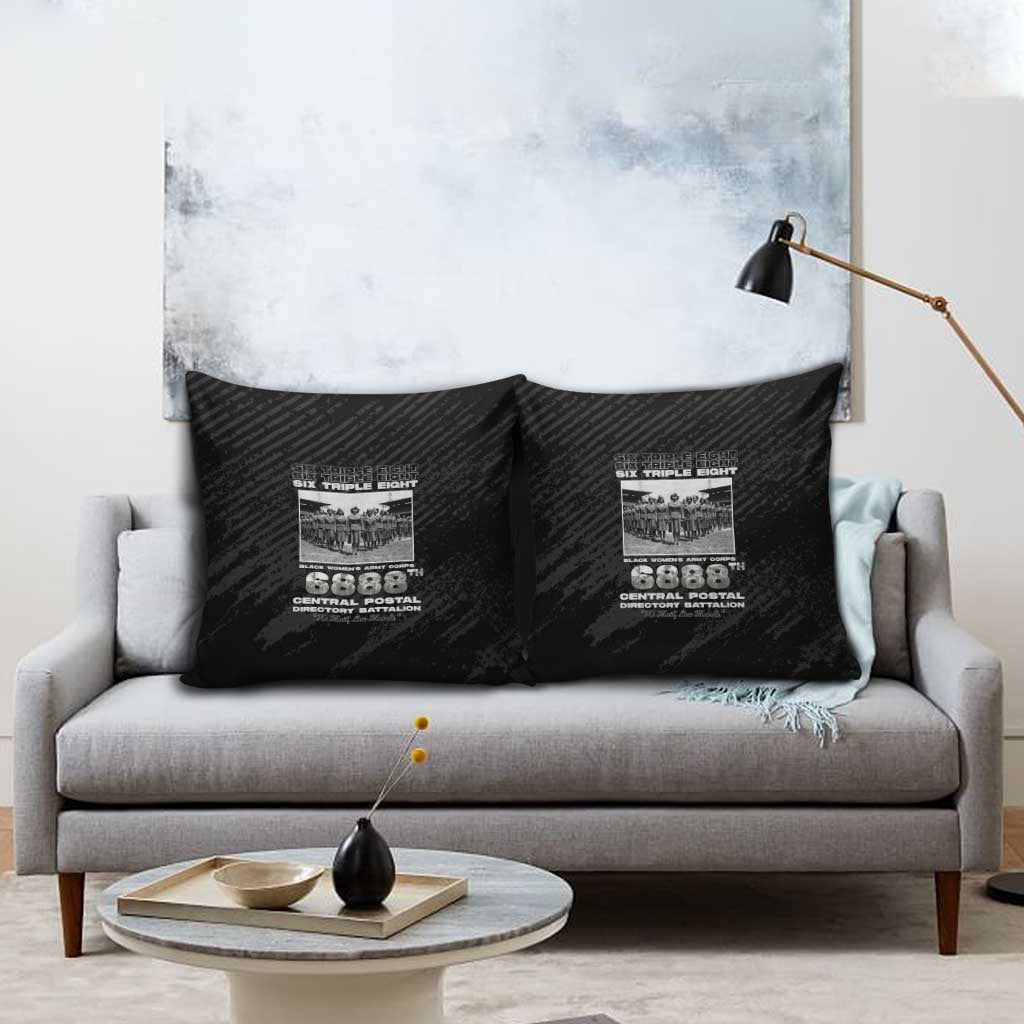 6888th Central Postal Directory Battalion Pillow Cover Six Triple Eight