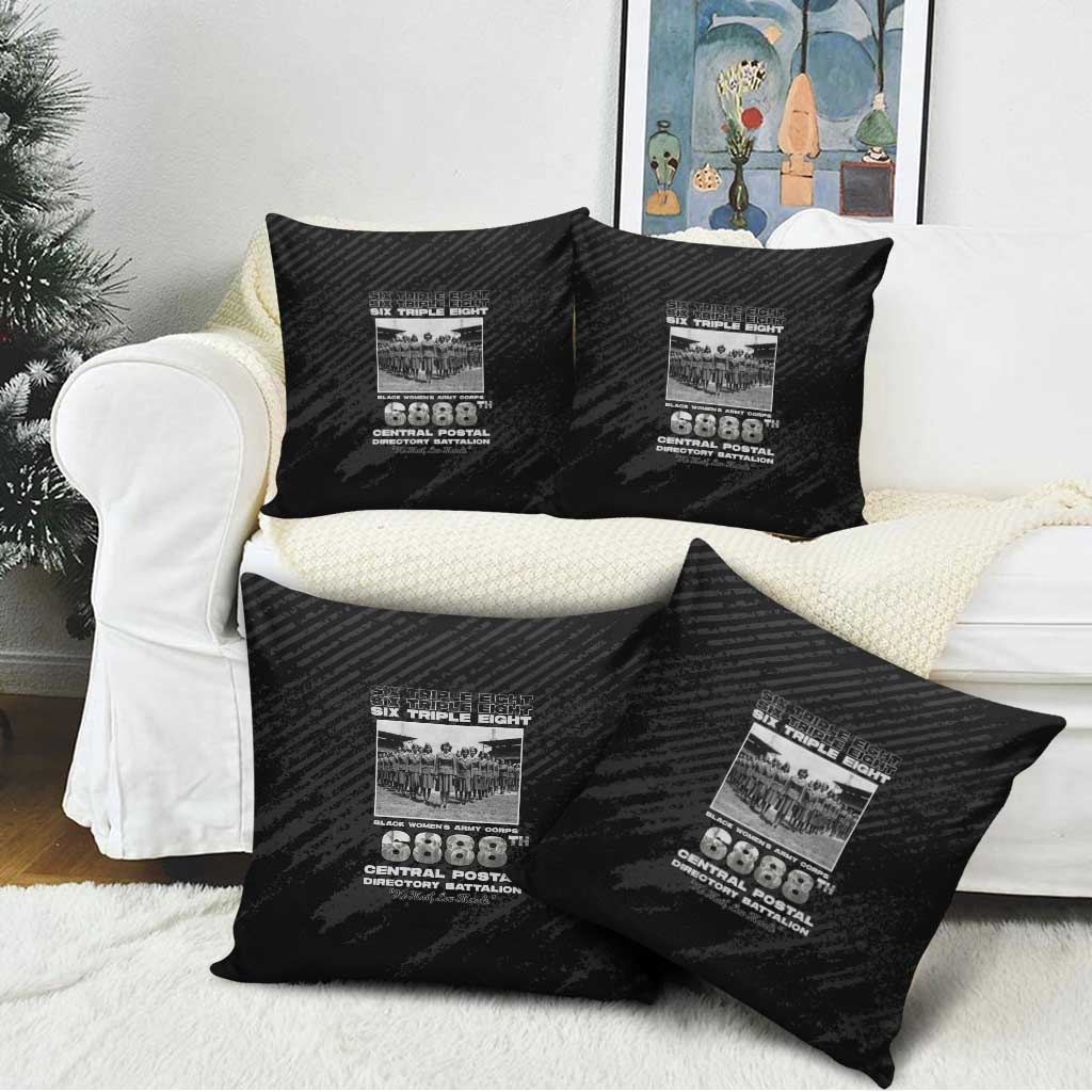 6888th Central Postal Directory Battalion Pillow Cover Six Triple Eight