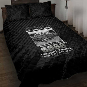 6888th Central Postal Directory Battalion Quilt Bed Set Six Triple Eight
