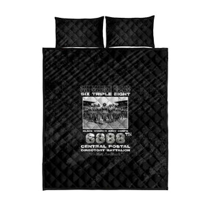 6888th Central Postal Directory Battalion Quilt Bed Set Six Triple Eight