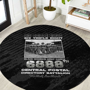 6888th Central Postal Directory Battalion Round Carpet Six Triple Eight