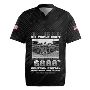 6888th Central Postal Directory Battalion Rugby Jersey Six Triple Eight