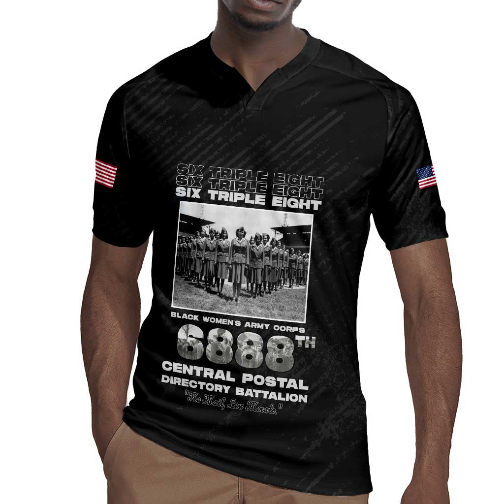 6888th Central Postal Directory Battalion Rugby Jersey Six Triple Eight